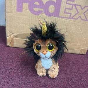TY Beanie Boos Ramsey the Unicorn Lion Plush Stuffed Animal